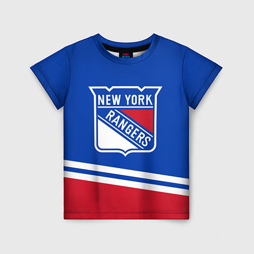 Детская футболка New York Rangers Нью Йорк Рейнджерс / 3D-принт – фото 1