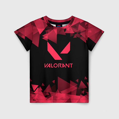 Детская футболка Valorant - Геометрия / 3D-принт – фото 1