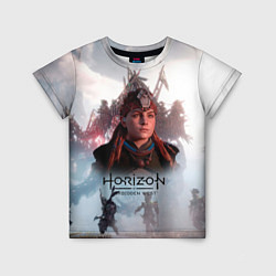 Футболка детская Элой Horizon Forbidden West game, цвет: 3D-принт