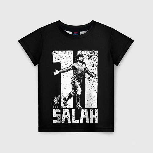 Детская футболка Мохамед Салах Mohamed Salah / 3D-принт – фото 1