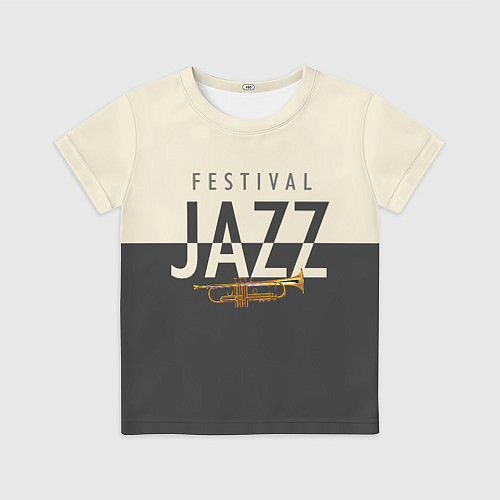 Детская футболка JAZZ FESTIVAL / 3D-принт – фото 1