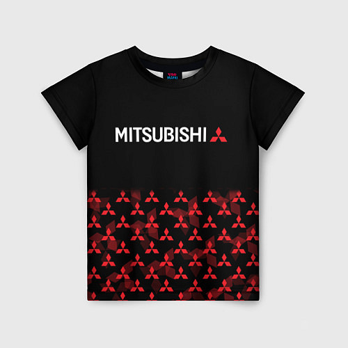 Детская футболка MITSUBISHI HALF PATTERN / 3D-принт – фото 1