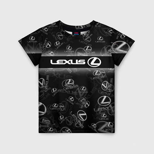 Детская футболка LEXUS SPORT PATTERN / 3D-принт – фото 1