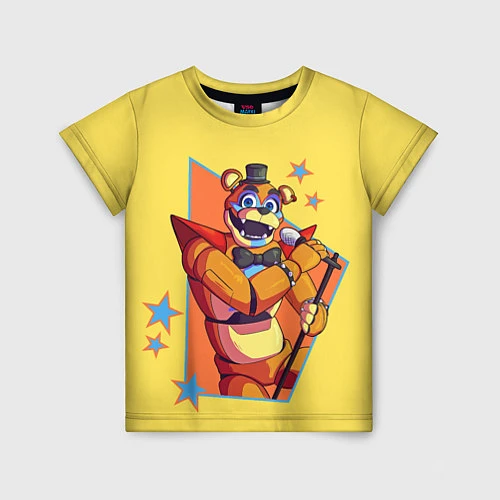 Детская футболка Funny UCN Freddy / 3D-принт – фото 1