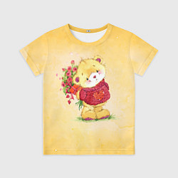 Футболка детская !С 8 марта!, цвет: 3D-принт