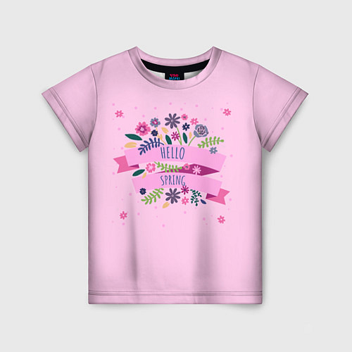 Детская футболка Привет весна! / 3D-принт – фото 1