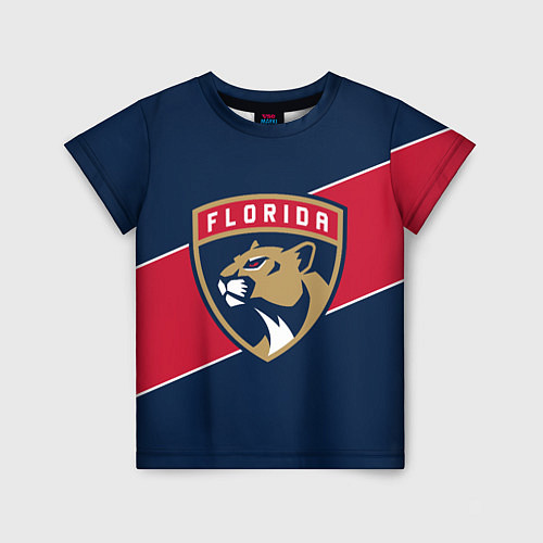 Детская футболка Florida Panthers , Флорида Пантерз / 3D-принт – фото 1