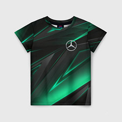 Детская футболка MERCEDES-BENZ AMG NEON STRIPES PETRONAS