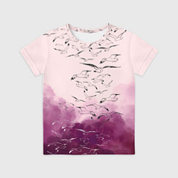 Детская футболка Птицы на небе