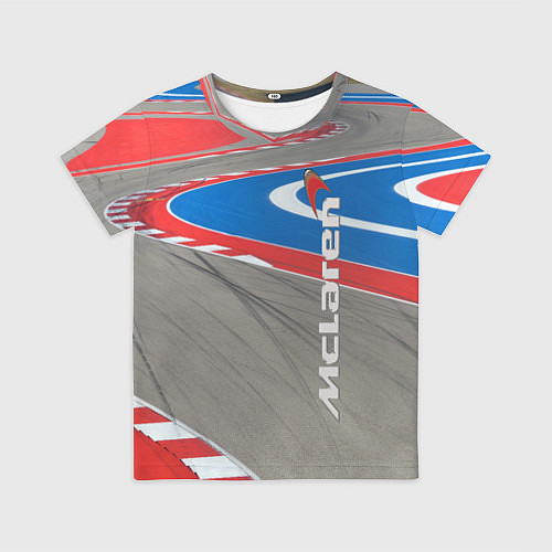 Детская футболка McLaren Racing Route / 3D-принт – фото 1