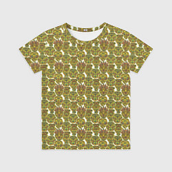 Футболка детская Маски майя, цвет: 3D-принт