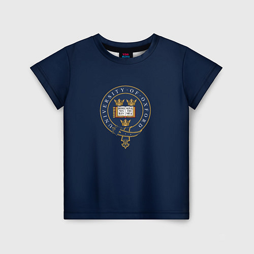 Детская футболка Oxford - эмблема университета / 3D-принт – фото 1