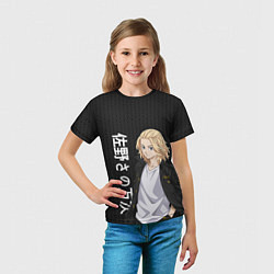 Футболка детская МАЙКИ ТОСВА ЯПОНСКИЙ ОРНАМЕНТ, цвет: 3D-принт — фото 2