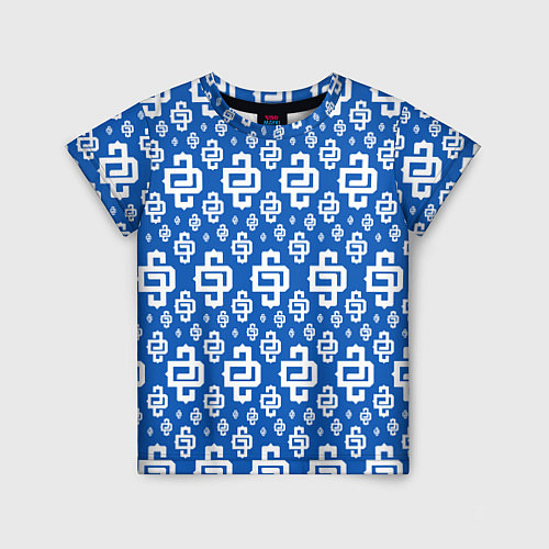 Детская футболка Blue Pattern Dope Camo Dope Street Market / 3D-принт – фото 1