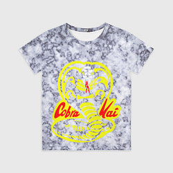 Футболка детская Логотип Cobra Kai, цвет: 3D-принт