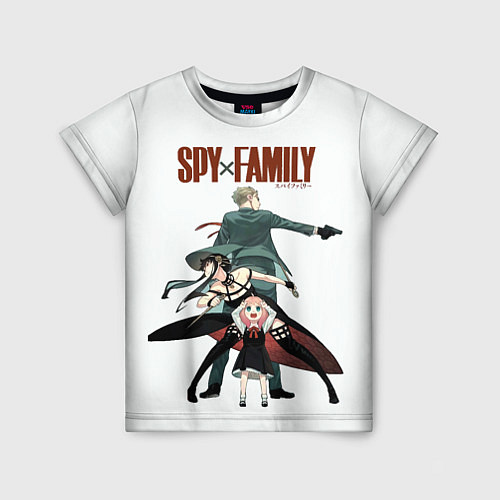 Детская футболка Spy Family / 3D-принт – фото 1