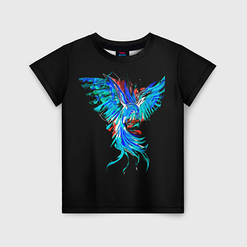 Детская футболка Феникс Phoenix / 3D-принт – фото 1