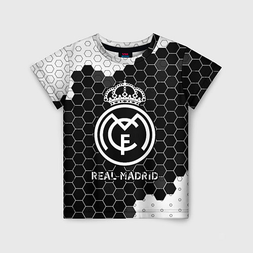 Детская футболка REAL MADRID Real Madrid Графика / 3D-принт – фото 1