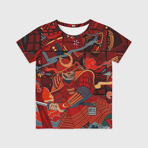 Детская футболка Инстинкт Самурая / 3D-принт – фото 1