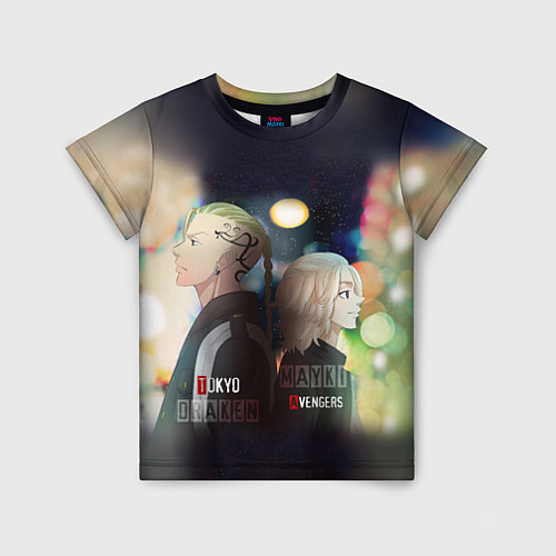 Детская футболка Токийские мстители - Майки и Дракен / 3D-принт – фото 1