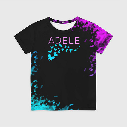 Детская футболка Adele neon / 3D-принт – фото 1