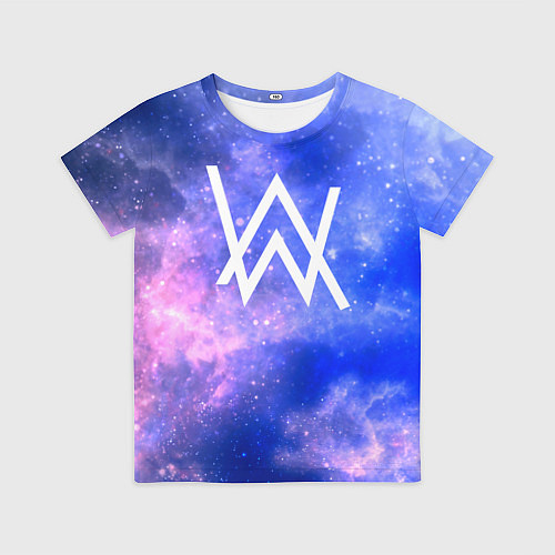 Детская футболка Alan Walker космос / 3D-принт – фото 1