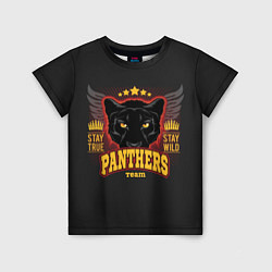 Футболка детская ПАНТЕРА PANTHERS, цвет: 3D-принт