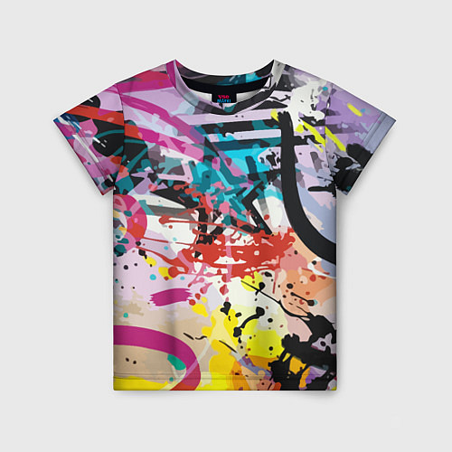 Детская футболка Граффити Vanguard pattern / 3D-принт – фото 1