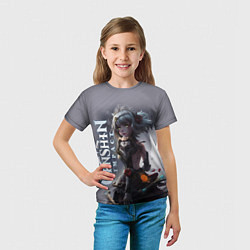 Футболка детская Геншин Шень хэ, цвет: 3D-принт — фото 2