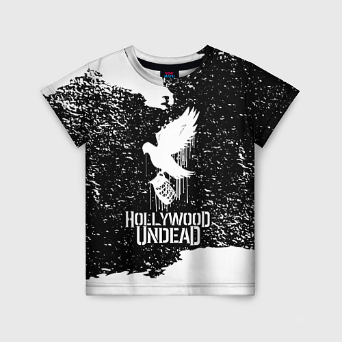 Детская футболка Hollywood Undead - CHAOS Out Now / 3D-принт – фото 1