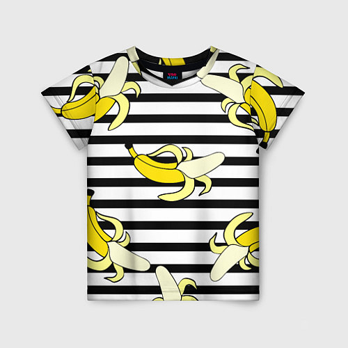 Детская футболка Banana pattern Summer / 3D-принт – фото 1