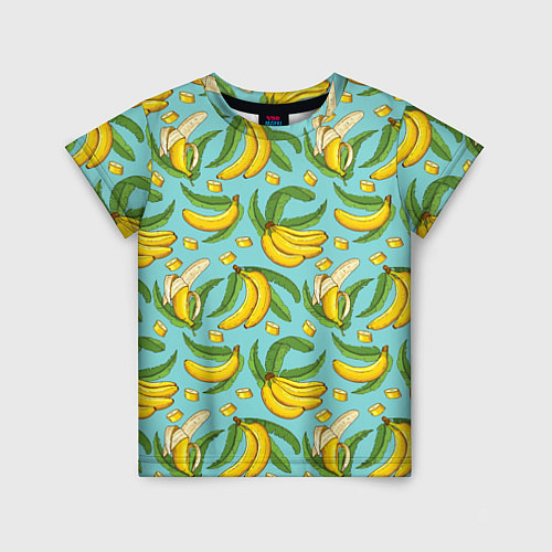 Детская футболка Banana pattern Summer Fashion 2022 / 3D-принт – фото 1