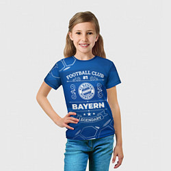 Футболка детская Bayern, цвет: 3D-принт — фото 2