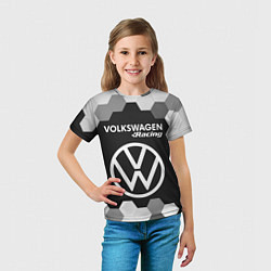 Футболка детская VOLKSWAGEN RACING Графика, цвет: 3D-принт — фото 2