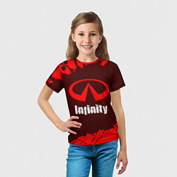 Футболка детская INFINITI Infinity Краска, цвет: 3D-принт — фото 2