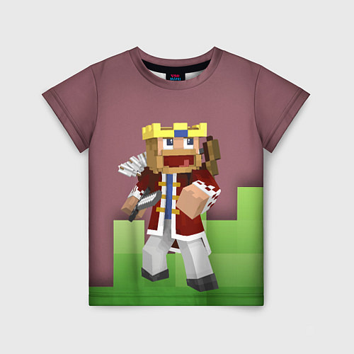 Детская футболка Minecraft Hero Video game / 3D-принт – фото 1