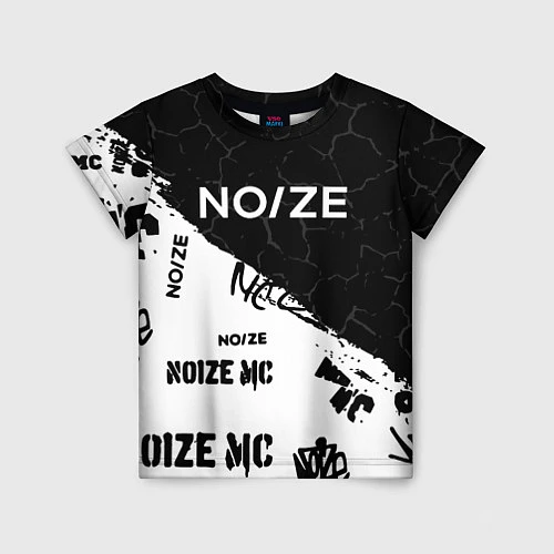 Детская футболка Noize mc Паттерн / 3D-принт – фото 1