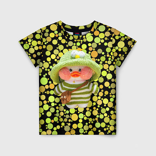 Детская футболка Лалафанфан взеленой шляпке / 3D-принт – фото 1
