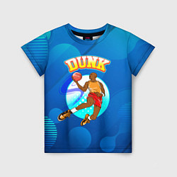 Футболка детская Dunk баскетболист, цвет: 3D-принт