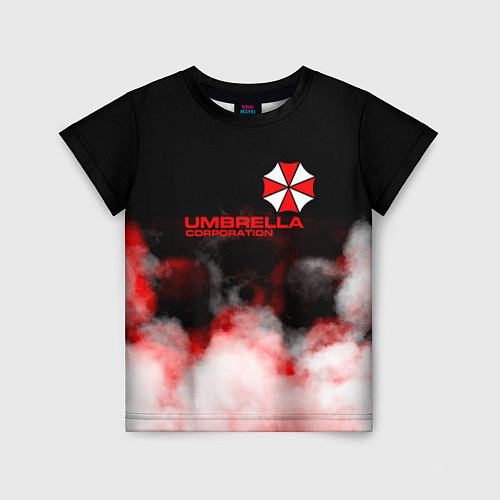 Детская футболка Umbrella Corporation туман / 3D-принт – фото 1