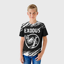 Футболка детская Exodus КОТ Краски, цвет: 3D-принт — фото 2