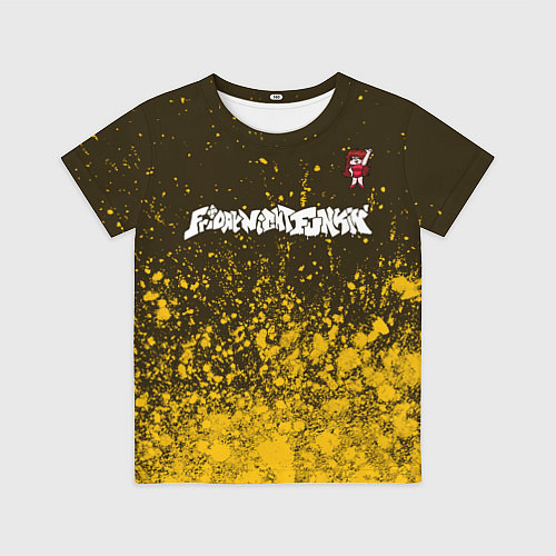 Детская футболка ФНФ - ДЕВУШКА Краска / 3D-принт – фото 1
