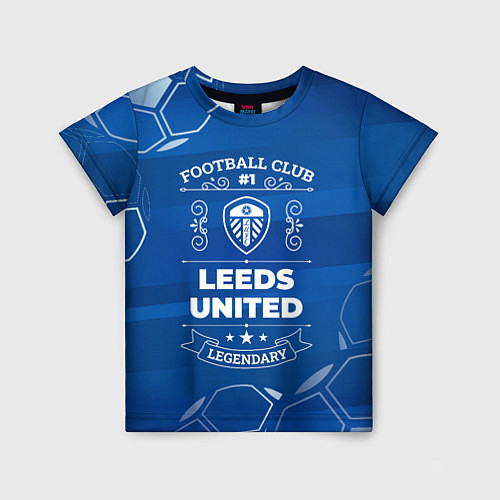 Детская футболка Leeds United Football Club Number 1 / 3D-принт – фото 1