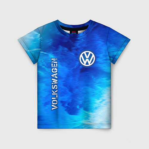 Детская футболка VOLKSWAGEN Volkswagen Пламя / 3D-принт – фото 1