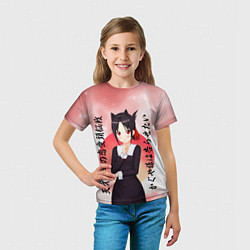 Футболка детская Госпожа Кагуя Kaguya-sama, цвет: 3D-принт — фото 2