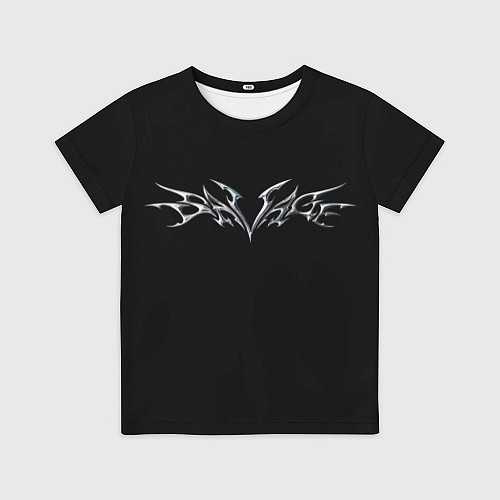 Детская футболка AESPA SAVAGE LOGO / 3D-принт – фото 1