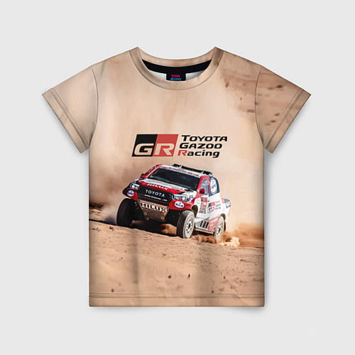 Детская футболка Toyota Gazoo Racing Desert Rally / 3D-принт – фото 1