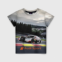Футболка детская Audi Sport Racing team Ауди Спорт Гоночная команда, цвет: 3D-принт