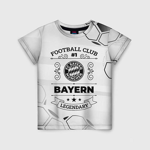 Детская футболка Bayern Football Club Number 1 Legendary / 3D-принт – фото 1