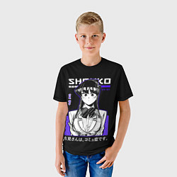 Футболка детская У КОМИ ПРОБЛЕМЫ С ОБЩЕНИЕМ KOMI SHOUKO, цвет: 3D-принт — фото 2